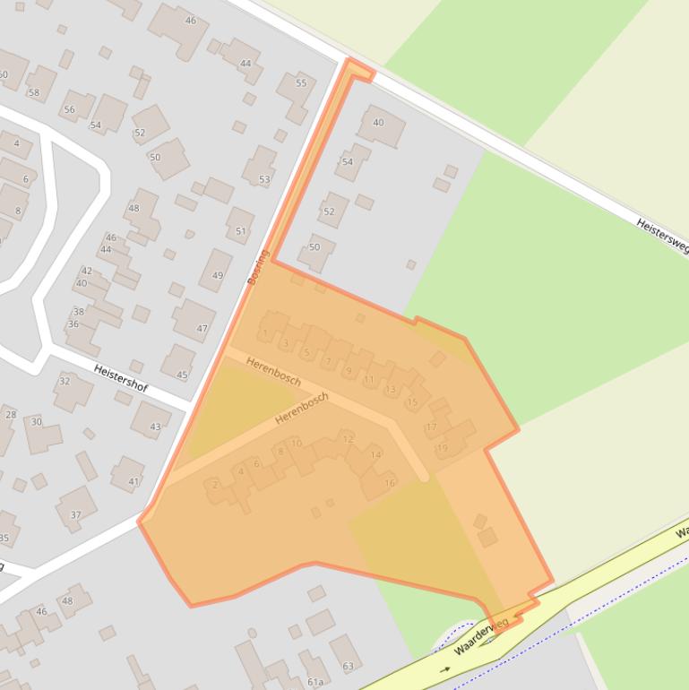 Kaart van postcodegebied 6065DE.