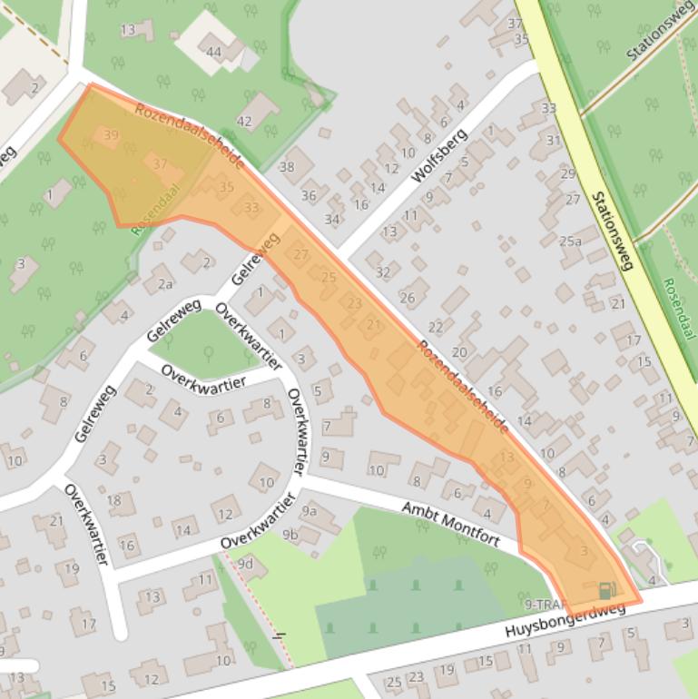 Kaart van postcodegebied 6065EA.