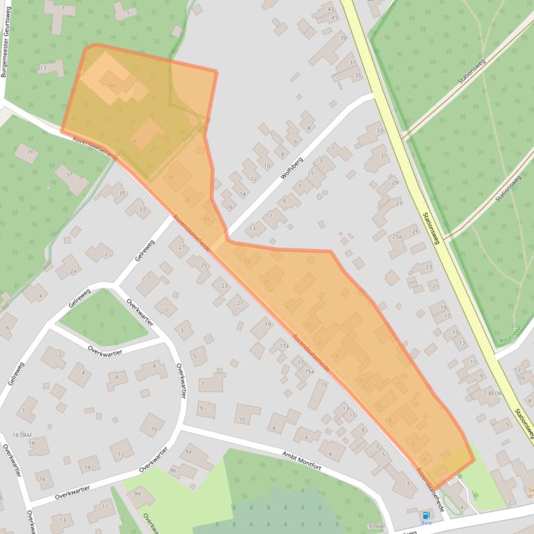 Kaart van postcodegebied 6065EB.