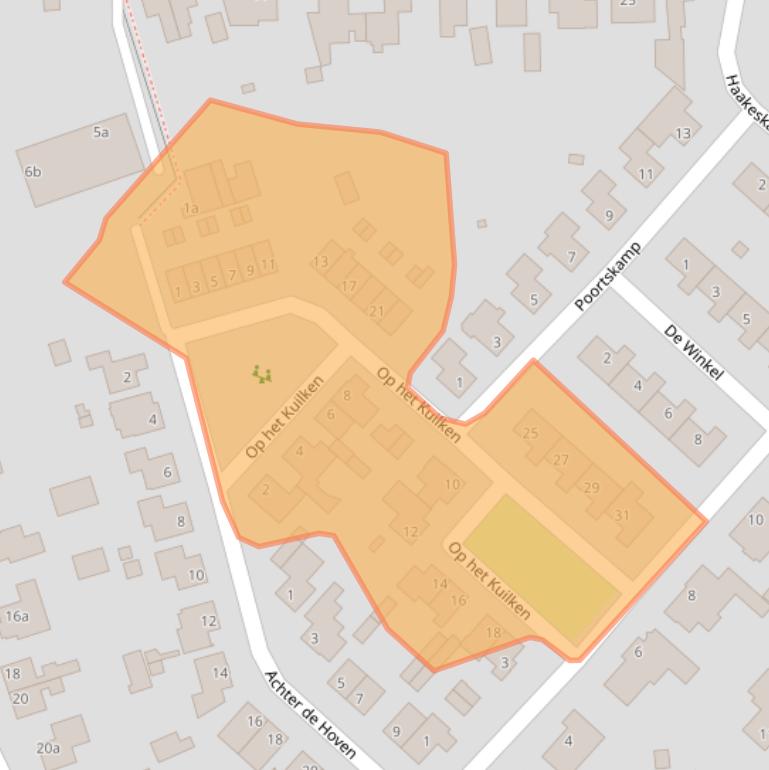 Kaart van postcodegebied 6067AK.