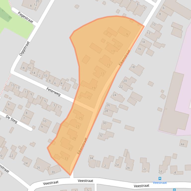 Kaart van postcodegebied 6067AT.