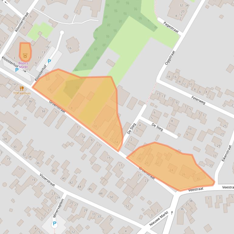 Kaart van postcodegebied 6067AZ.