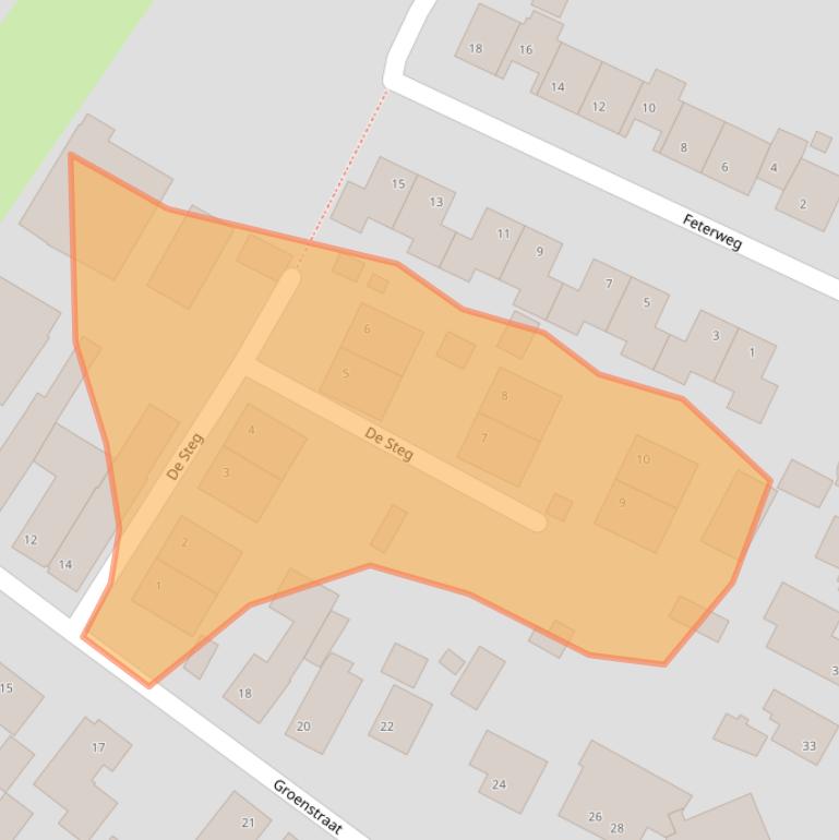 Kaart van postcodegebied 6067BA.