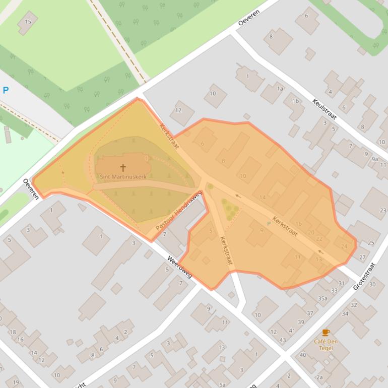 Kaart van postcodegebied 6067BM.