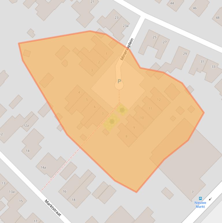 Kaart van postcodegebied 6067CB.