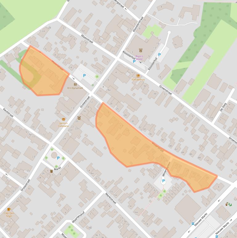 Kaart van postcodegebied 6067CD.