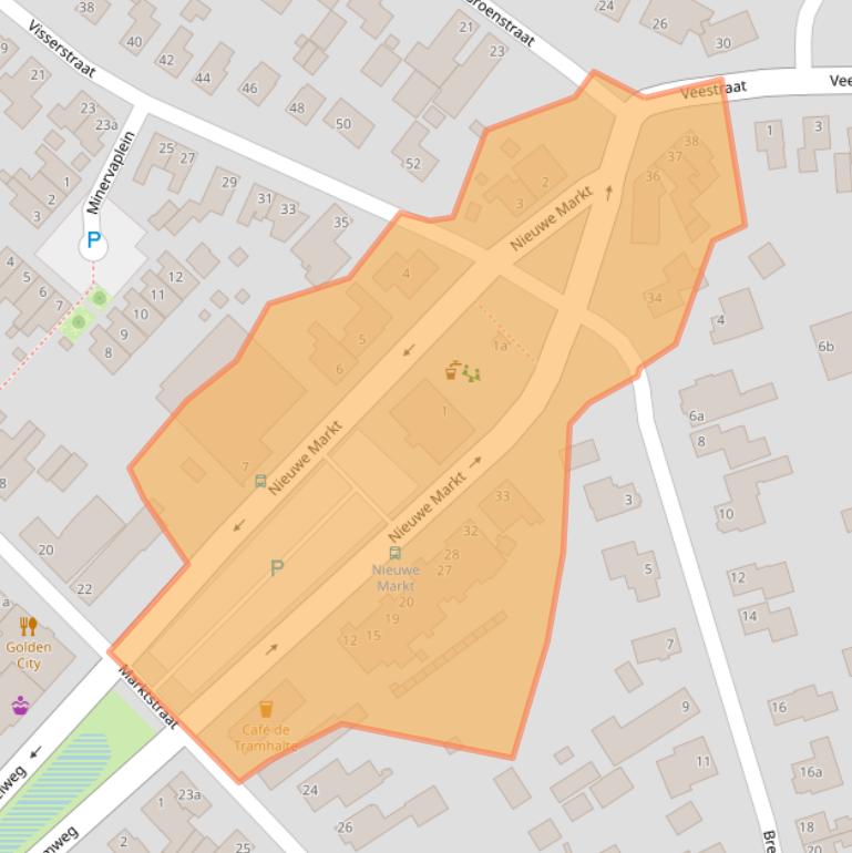 Kaart van postcodegebied 6067CG.