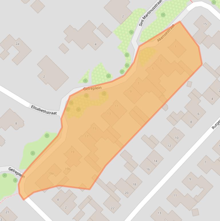 Kaart van postcodegebied 6067CV.