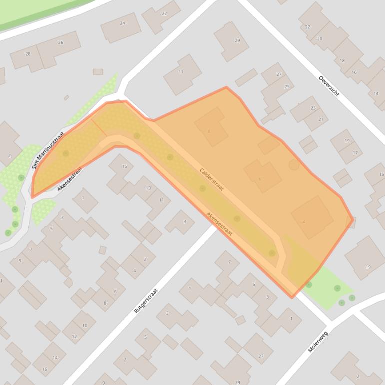 Kaart van postcodegebied 6067CZ.