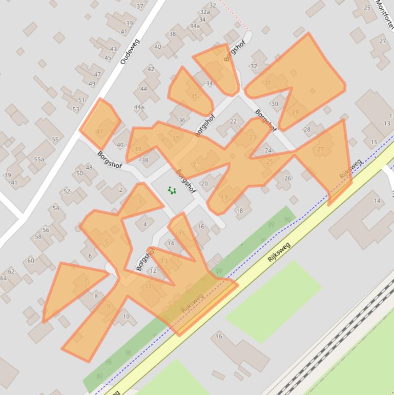 Kaart van postcodegebied 6067DB.