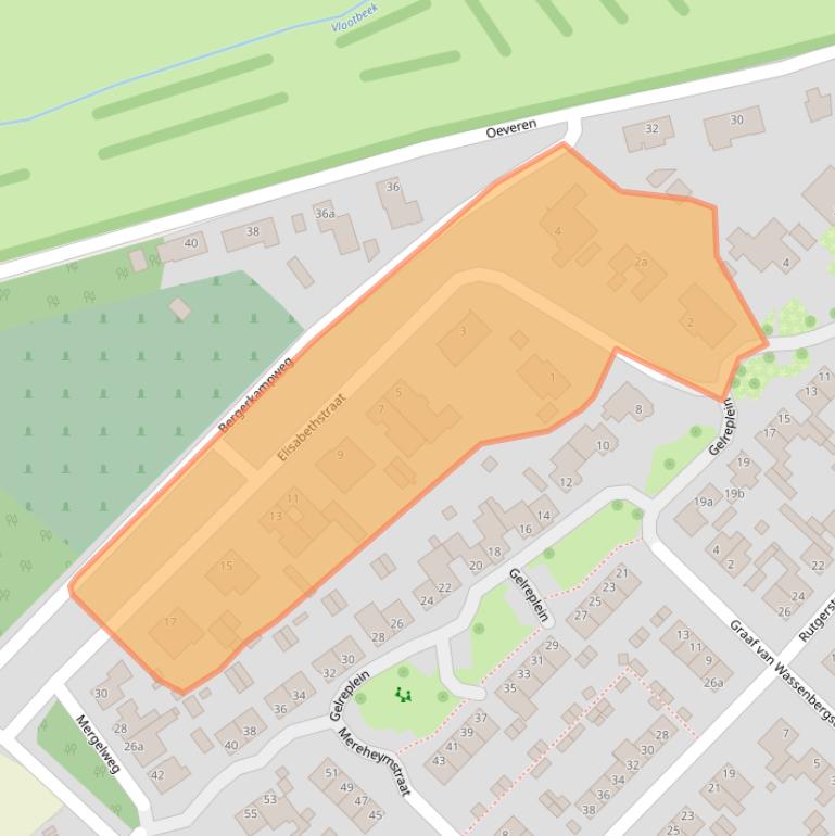 Kaart van postcodegebied 6067EA.