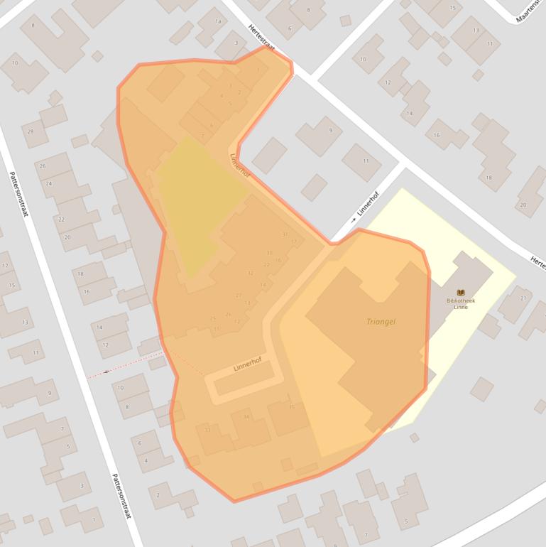 Kaart van postcodegebied 6067EJ.