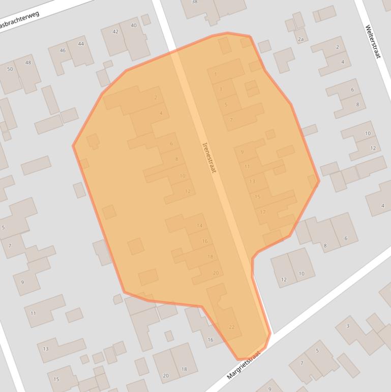 Kaart van postcodegebied 6067GM.