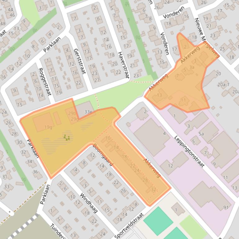 Kaart van postcodegebied 6067GN.