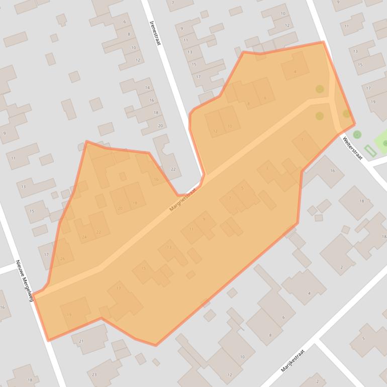 Kaart van postcodegebied 6067GV.