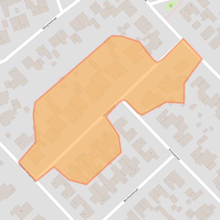 Kaart van postcodegebied 6067GW.