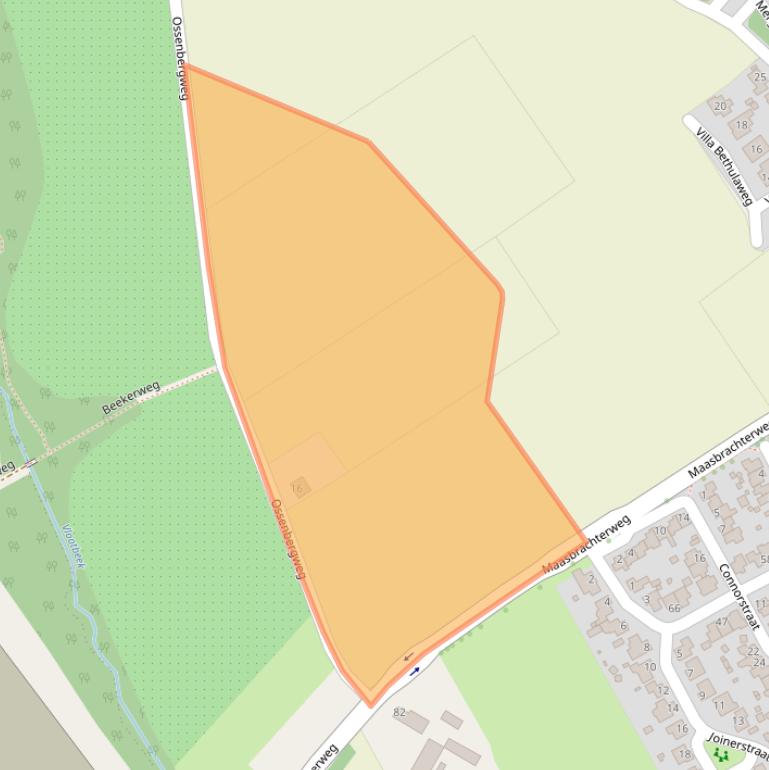 Kaart van postcodegebied 6067HK.