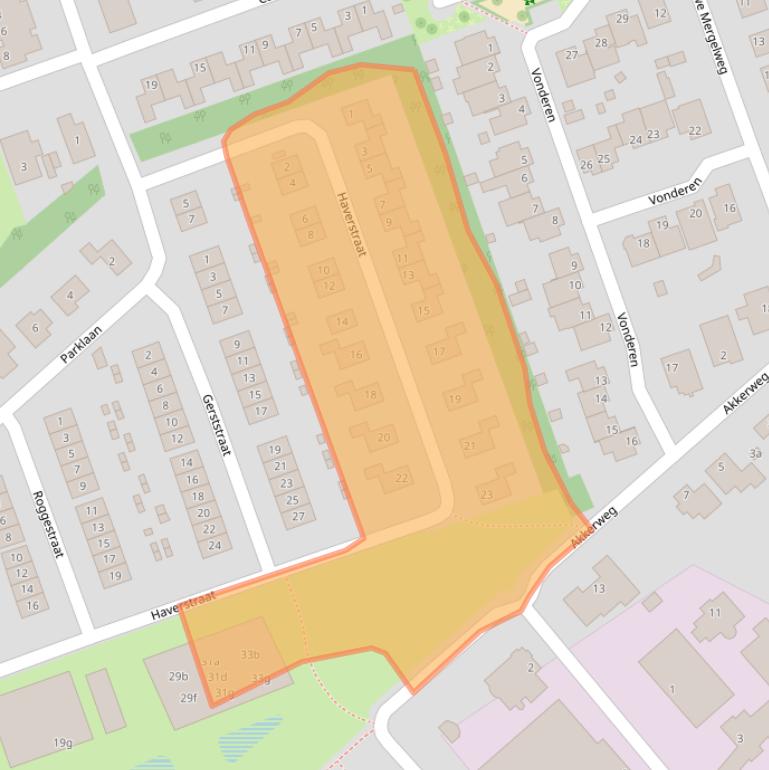 Kaart van postcodegebied 6067JK.