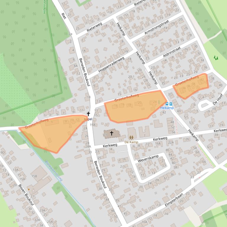 Kaart van postcodegebied 6071AN.