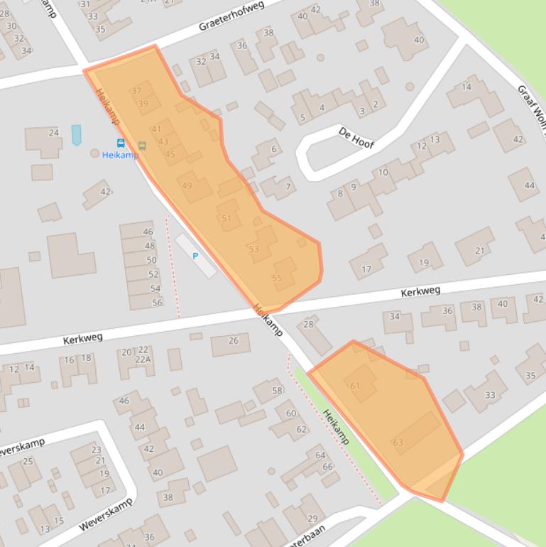 Kaart van postcodegebied 6071AS.