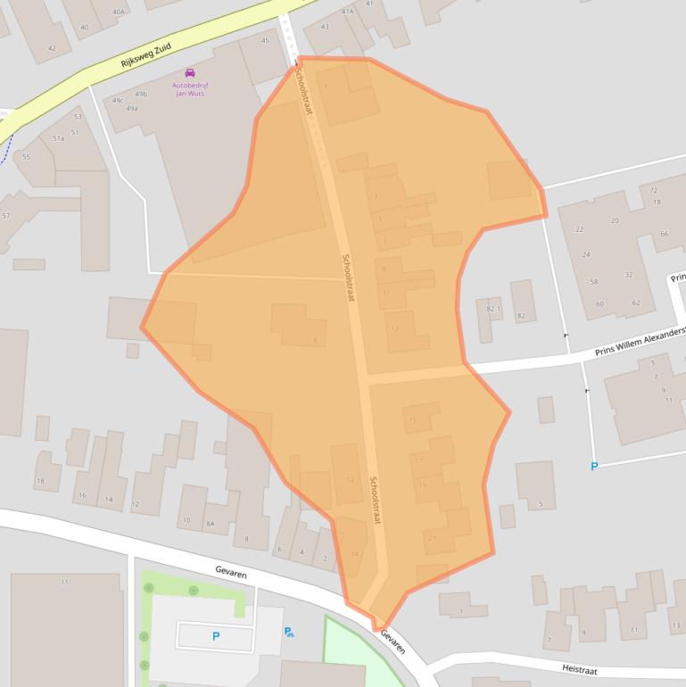 Kaart van postcodegebied 6071CD.