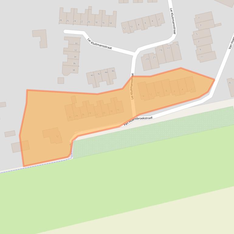 Kaart van postcodegebied 6071CN.