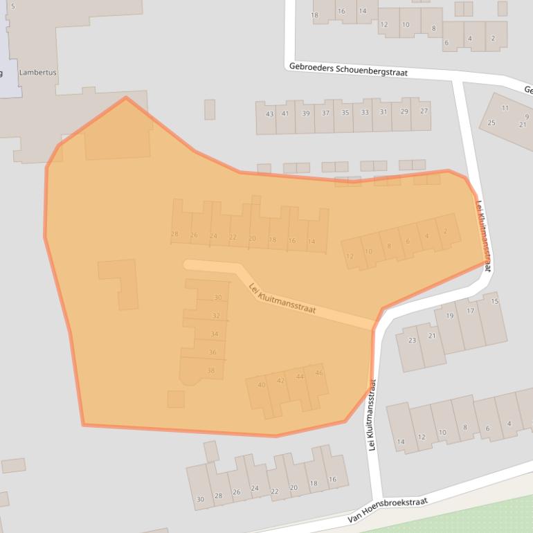 Kaart van postcodegebied 6071CS.