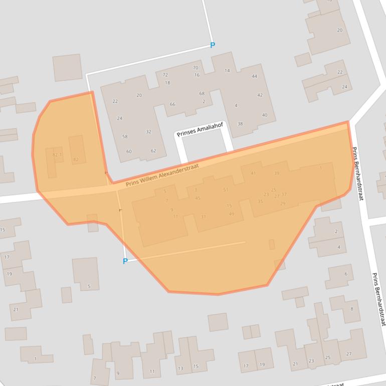 Kaart van postcodegebied 6071DW.