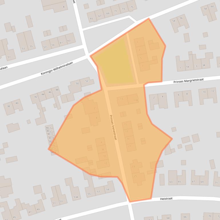 Kaart van postcodegebied 6071EJ.