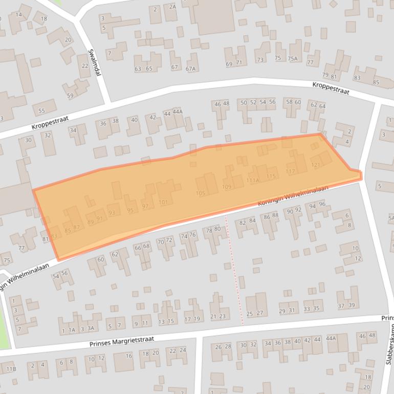 Kaart van postcodegebied 6071EM.