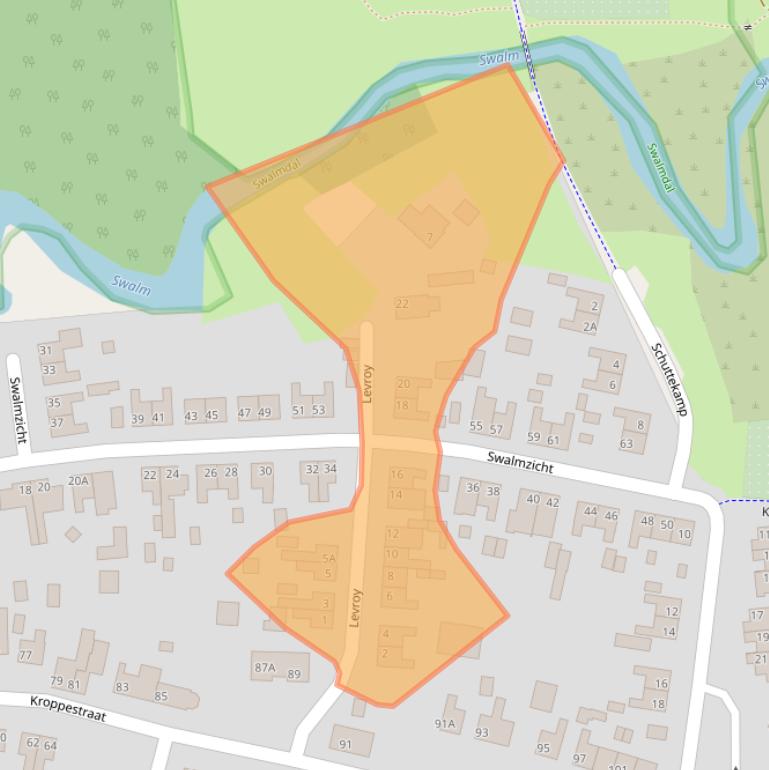 Kaart van postcodegebied 6071HK.