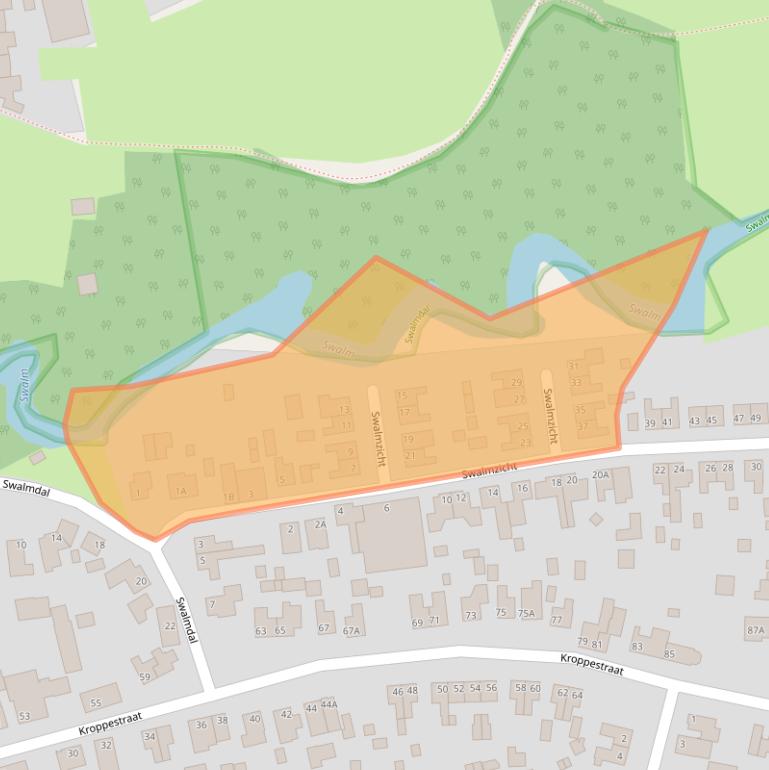 Kaart van postcodegebied 6071HL.