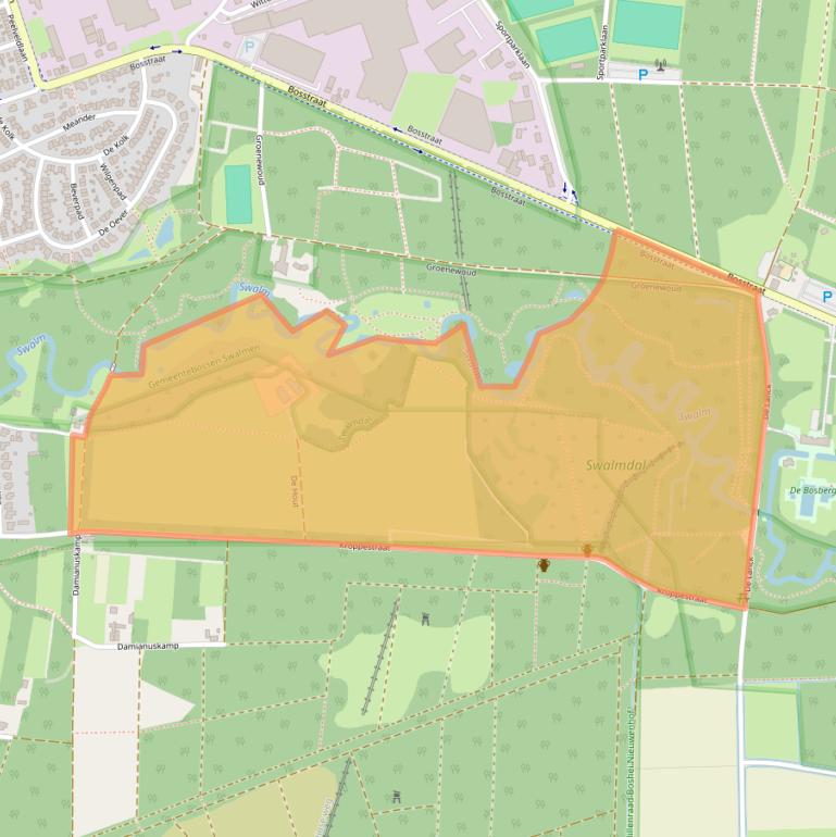 Kaart van postcodegebied 6071HR.