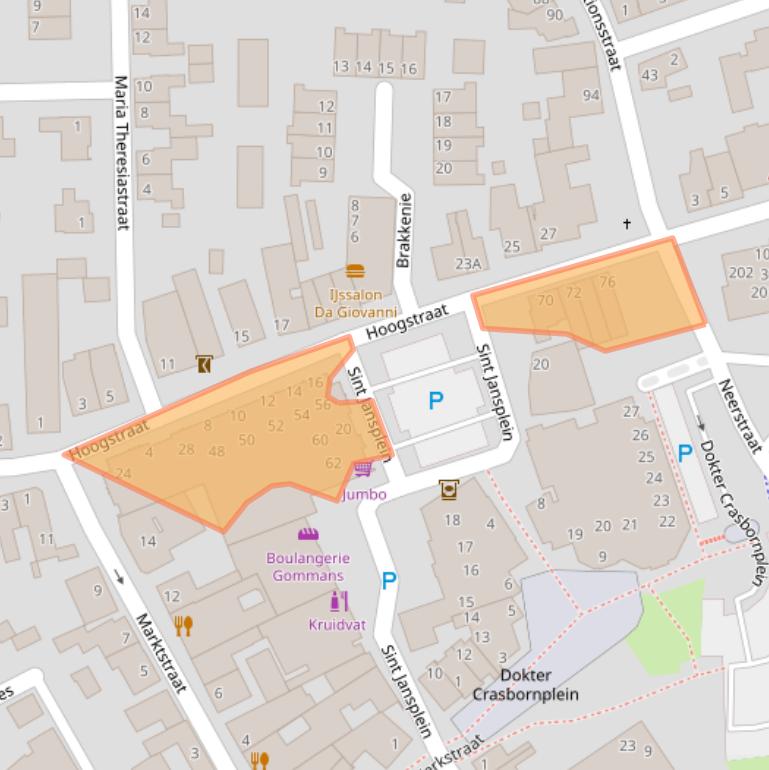 Kaart van postcodegebied 6071JN.