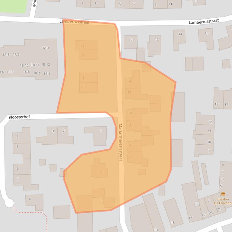 Kaart van postcodegebied 6071JP.