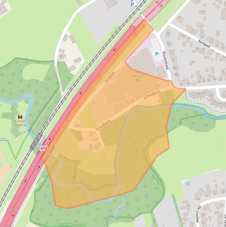 Kaart van postcodegebied 6071JV.