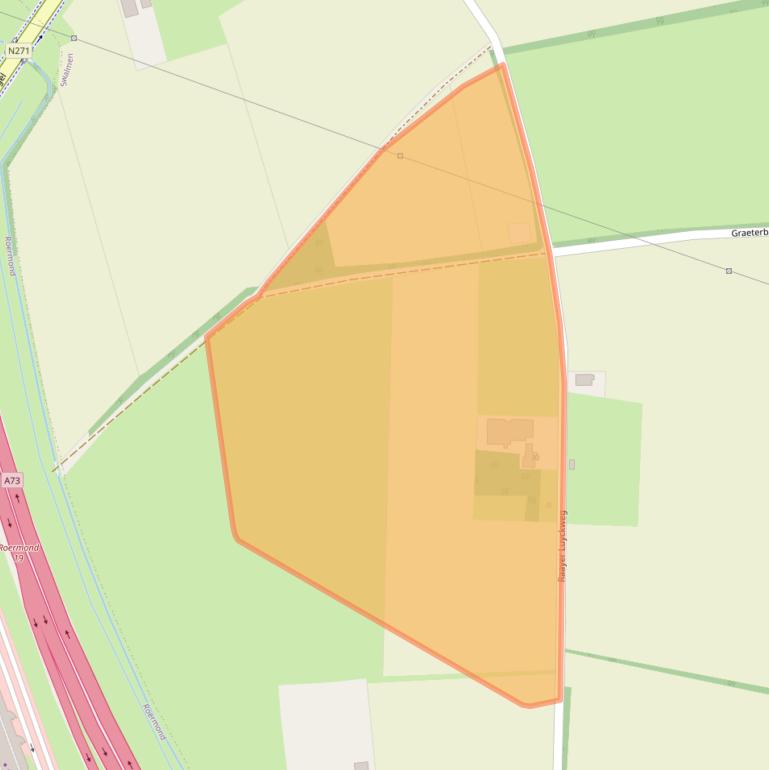 Kaart van postcodegebied 6071NG.