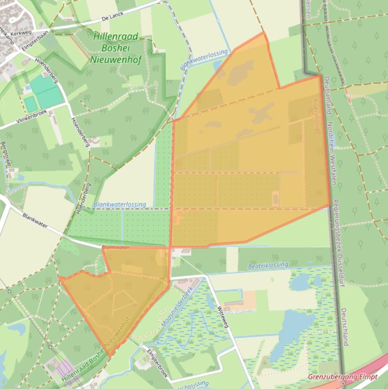 Kaart van postcodegebied 6071NV.
