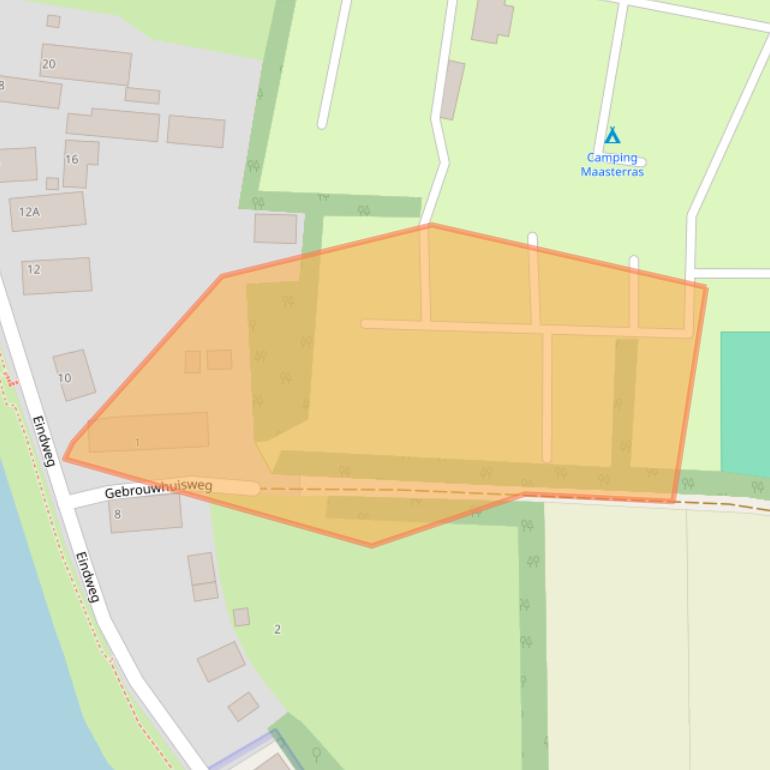 Kaart van postcodegebied 6071PA.