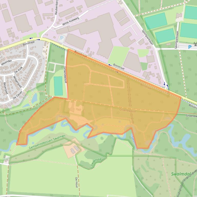 Kaart van postcodegebied 6071RB.