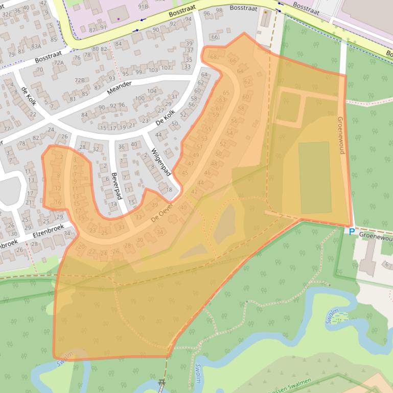 Kaart van postcodegebied 6071SK.