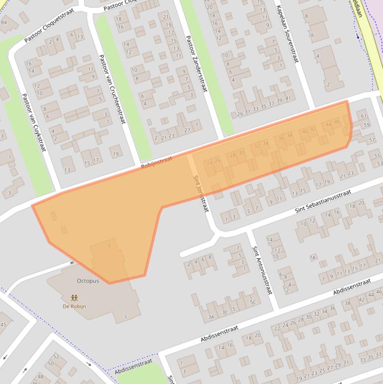 Kaart van postcodegebied 6071VK.