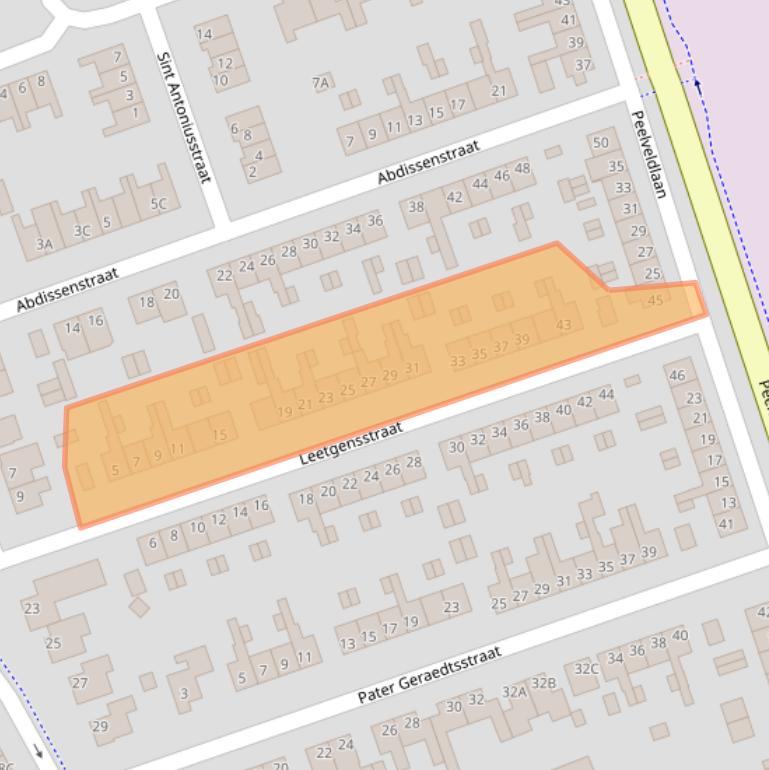 Kaart van postcodegebied 6071VS.
