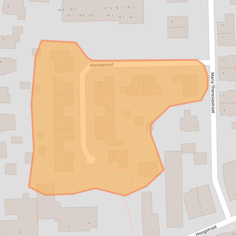 Kaart van postcodegebied 6071WC.