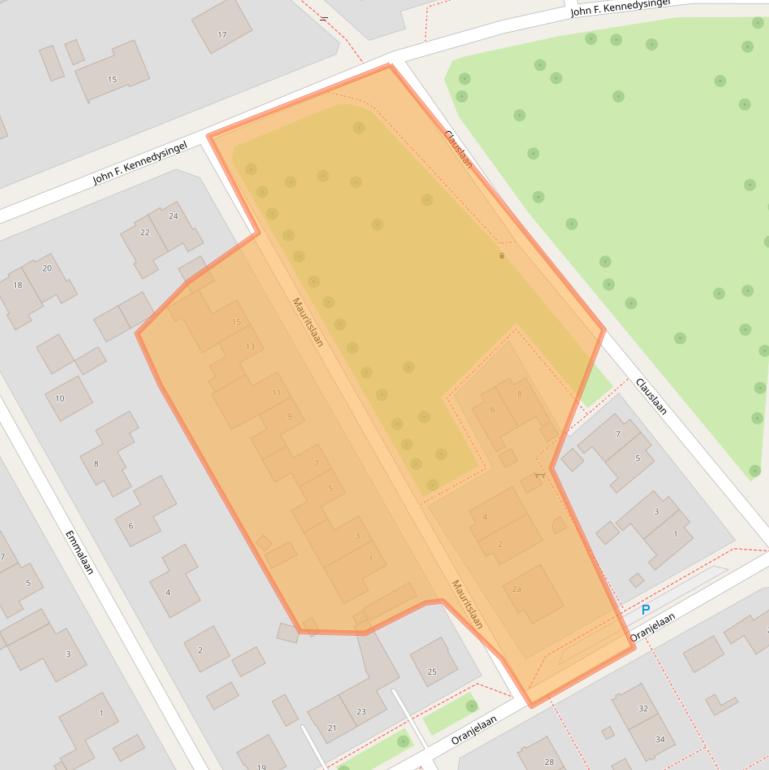 Kaart van postcodegebied 6074AS.