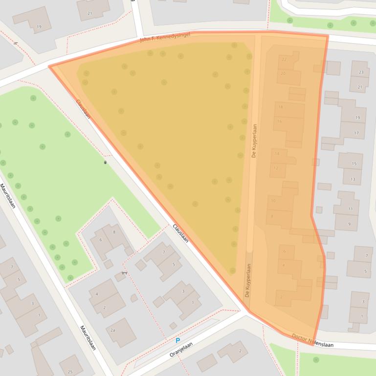 Kaart van postcodegebied 6074CD.