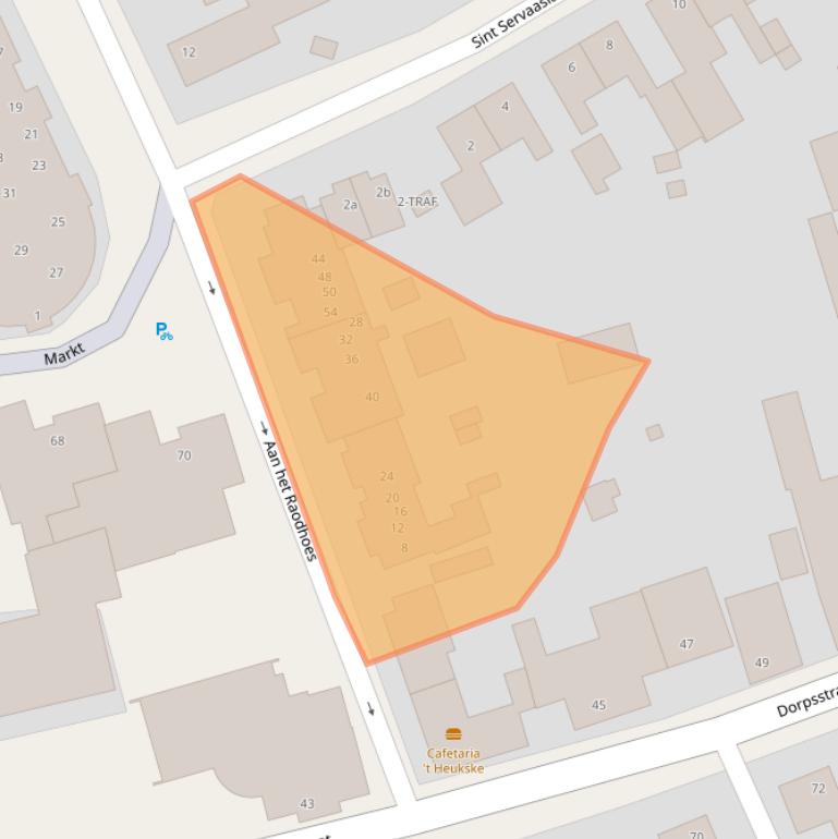 Kaart van postcodegebied 6074GE.