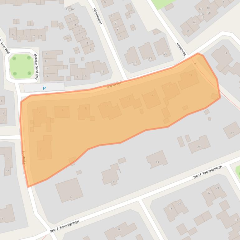 Kaart van postcodegebied 6074HD.