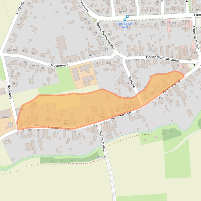 Kaart van postcodegebied 6075AK.