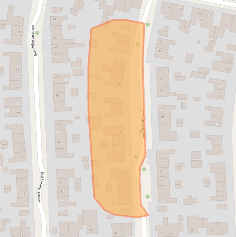 Kaart van postcodegebied 6075BA.